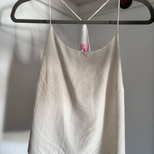 100%Silk Lilly Pulitzer Racerback tank